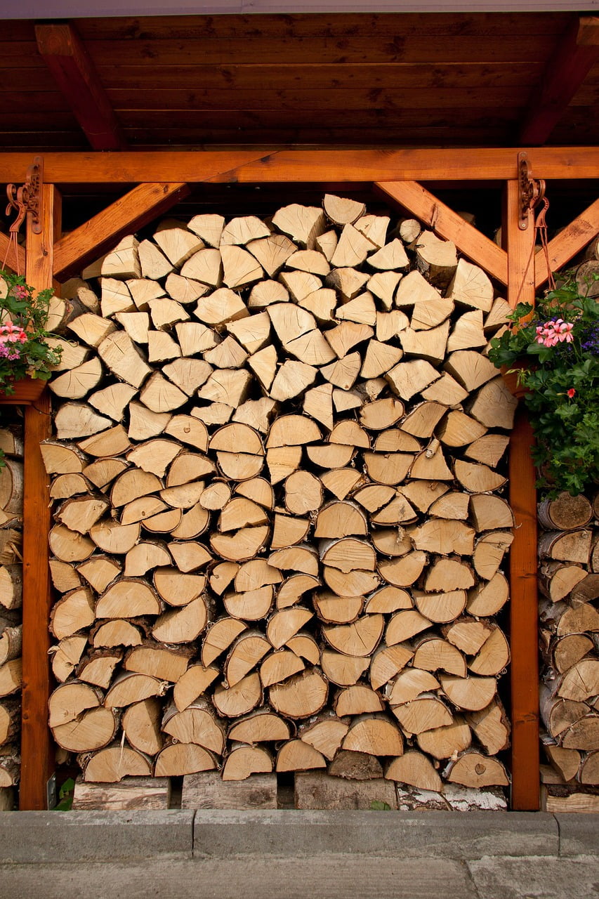 Log stacking in Gloucestershire and North Bristol