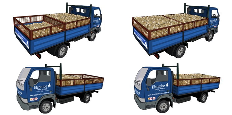 Full truck of logs