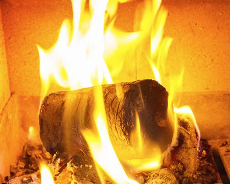 Pure Wood Briquettes burn extremely efficiently and generate a lot of heat.